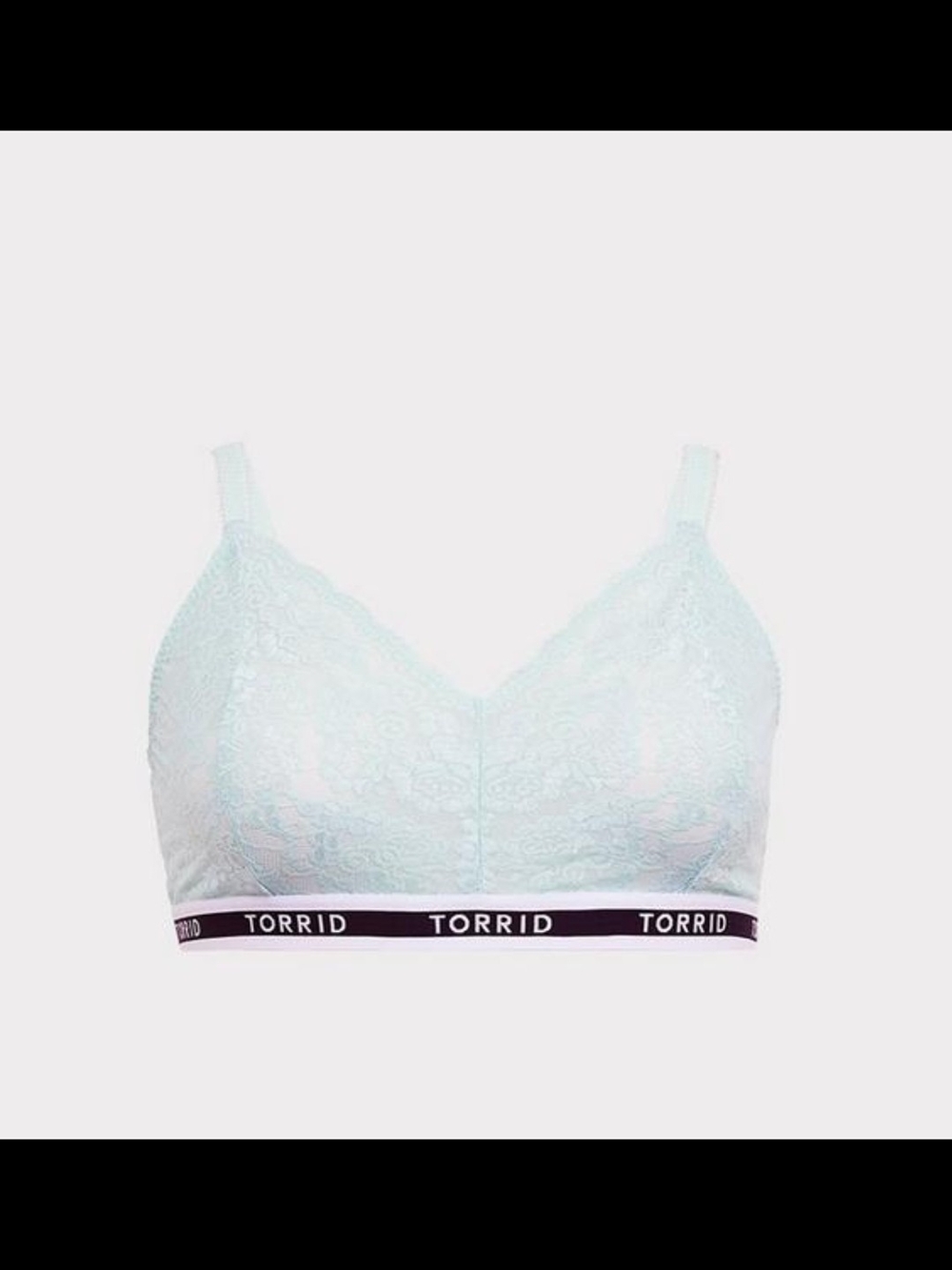Torrid Lace Bralette in Mint Green